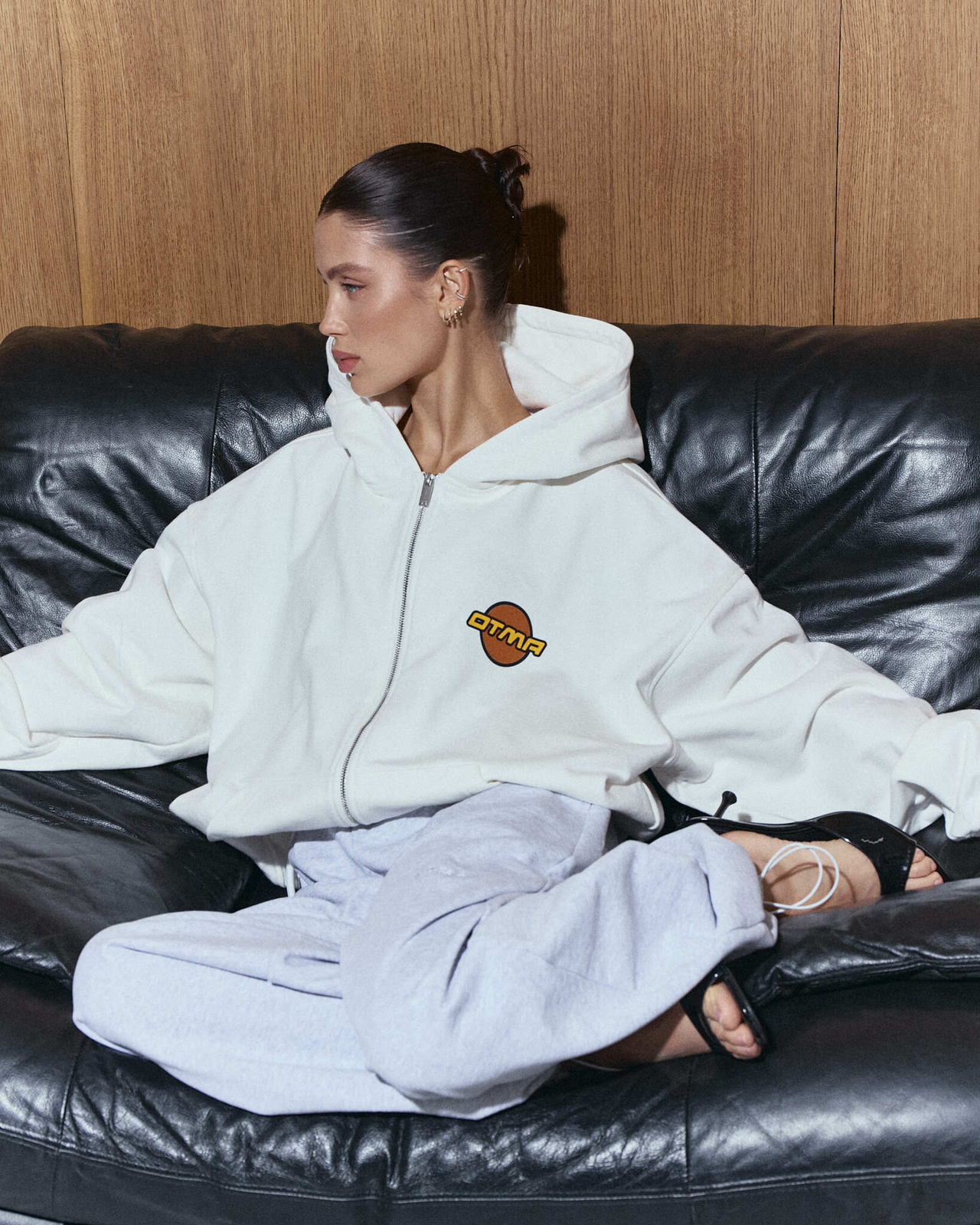 Зип худи из футера