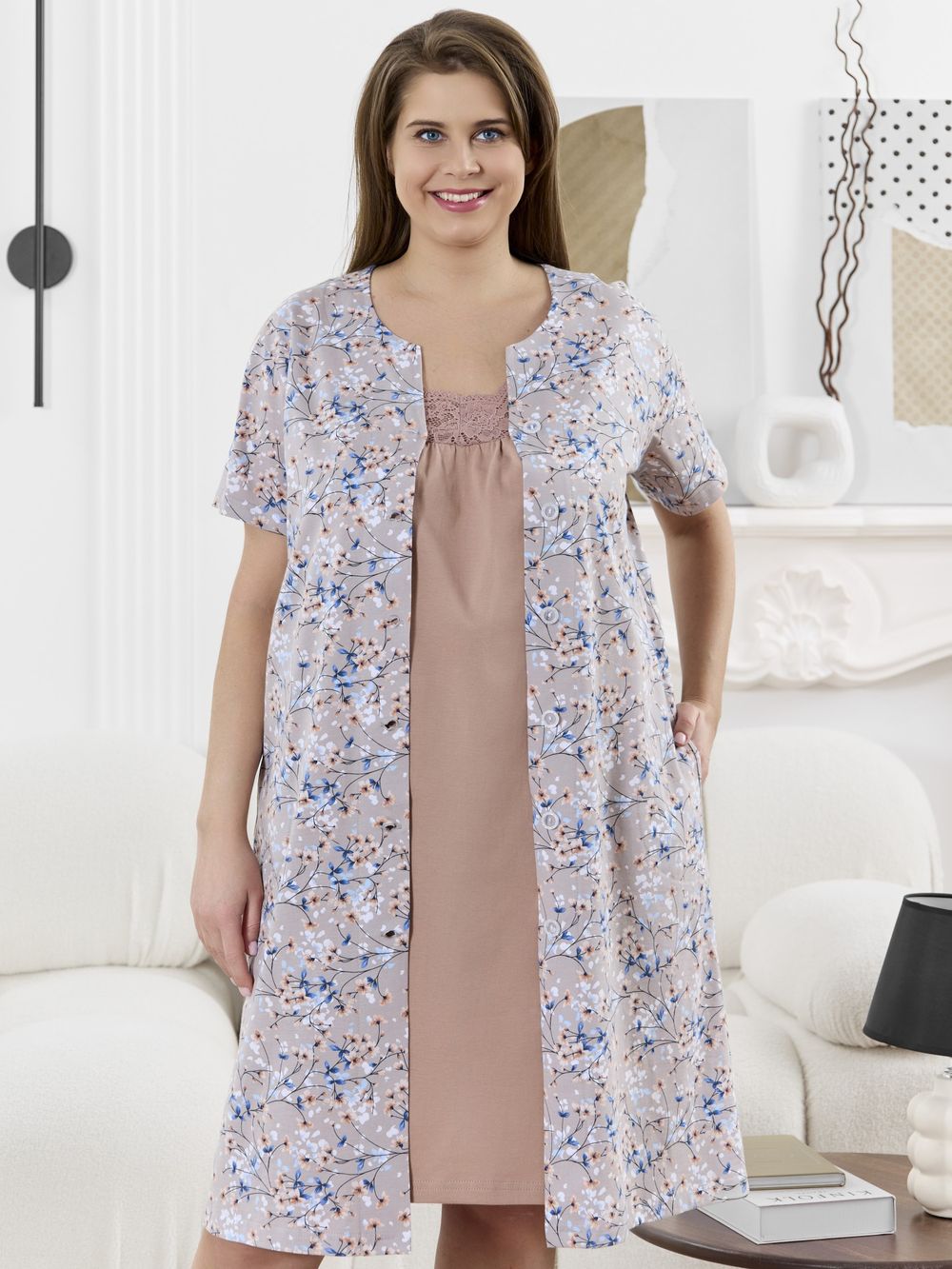 Халат Забвение-2 Виотекс БЕЖЕВЫЙ