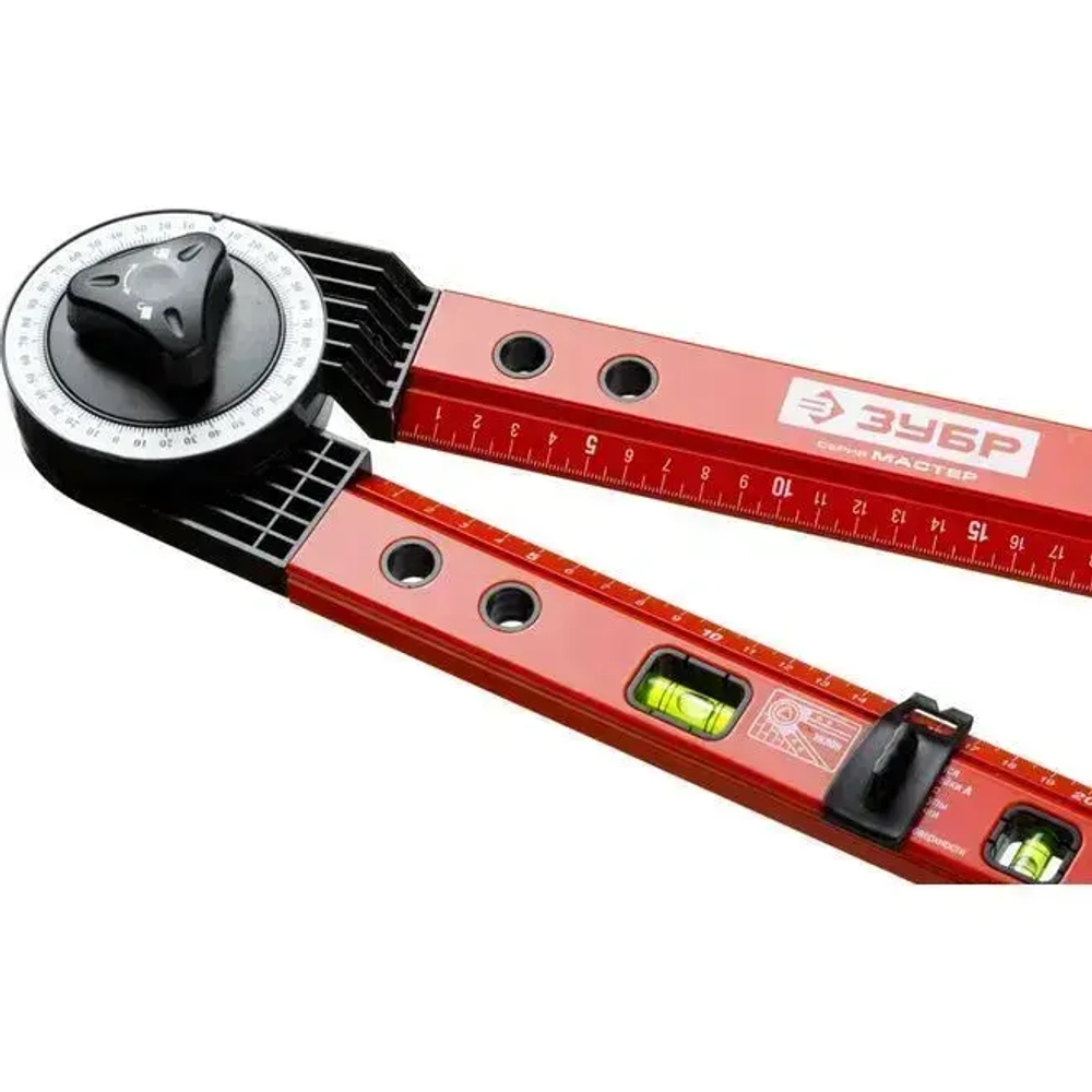 Складной уровень-угломер 500 мм ЗУБР МАСТЕР 34740