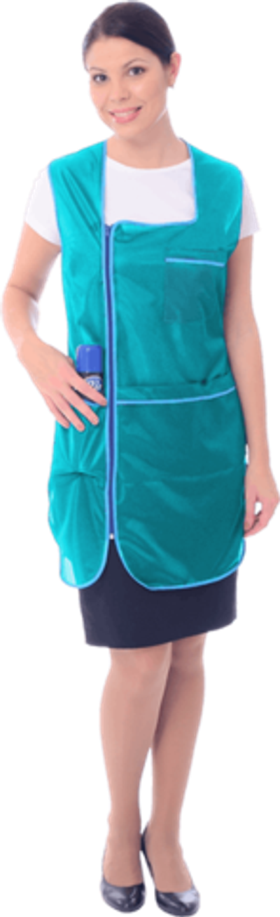 ХАЛАТ НЕЙЛОН НА МОЛНИИ "ЗОЛУШКА"