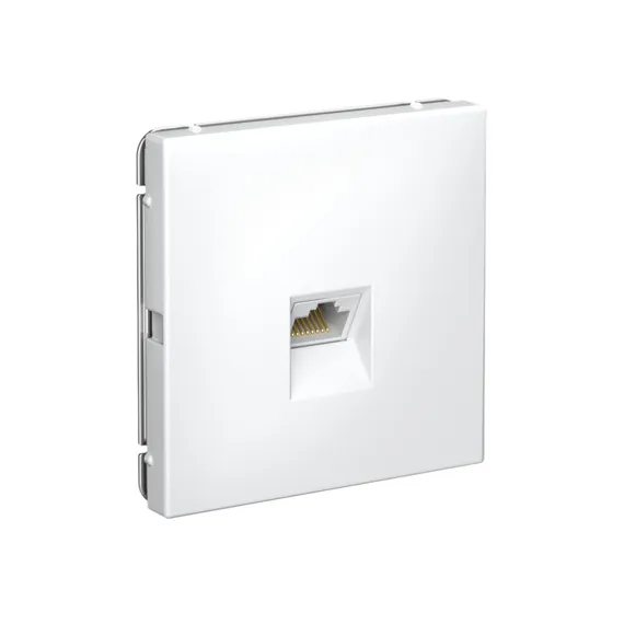 Розетка компьютерная ArtGallery RJ45 кат.6A механизм бел. SE GAL000186
