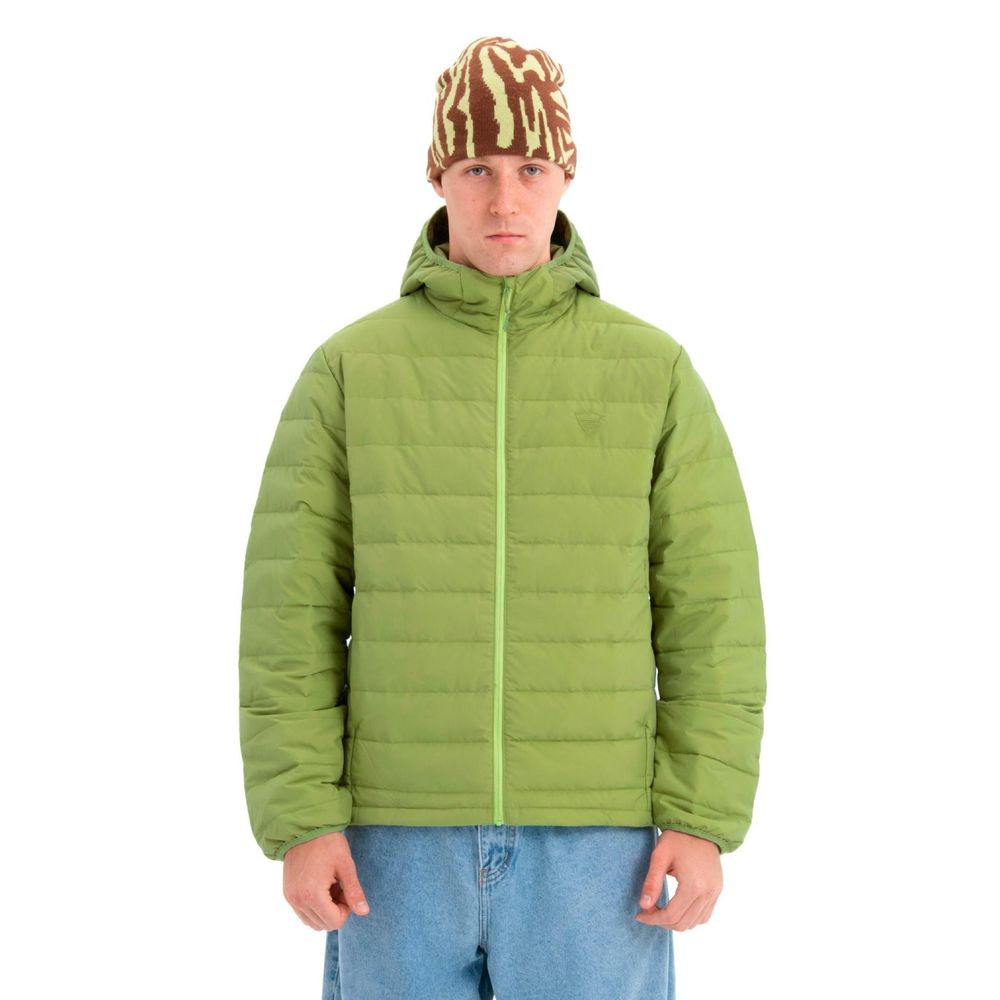 Пуховик Питерский щит Дюран зеленый