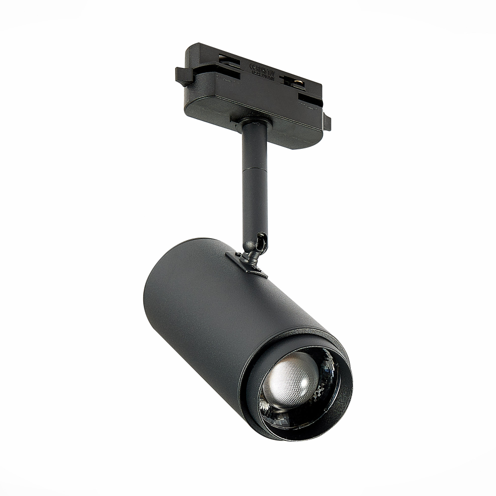 ST600.436.12 Св-к трек. Zoom Черный LED 1*12W 3000K 1 200Lm Ra&gt;80 15-60° IP20 L137xW59xH178 170-240VV Однофазная трековая система
