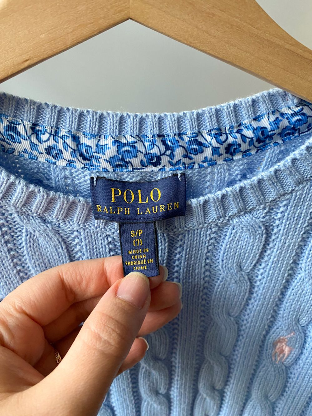 Хлопковый джемпер Ralph Lauren, 122