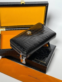 Портмоне из кожи крокодила Stefano Ricci