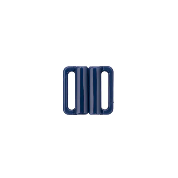 Застежка пластик 20 мм синяя