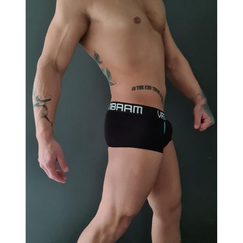 Мужские трусы хипсы черные Van Baam