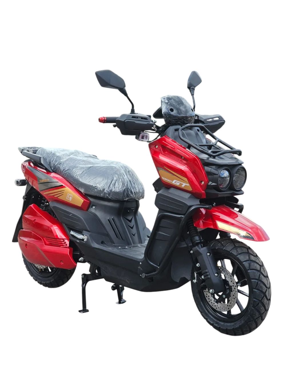 Электроскутер GT Tank 3000W (72V/60Ah) - Красный фото №5