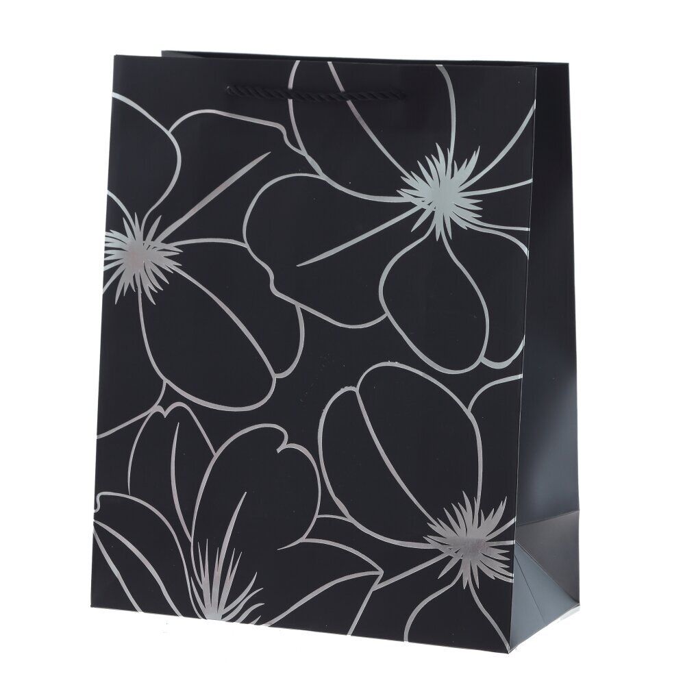 GAEM Пакет подарочный M (бумага 210г/м2, блок 12шт), L26 W12 H32 см, 5в.