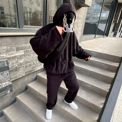 Худи Yeezy Gap Engineered by Balenciaga Polar Fleece Padded Hoodie Dark Grey