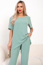 Костюм брючный (мята) К11-90/3 Nikol