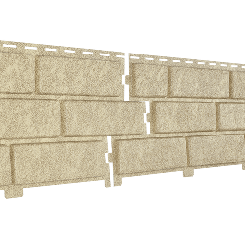 Панель фасадная Ю-Пласт Стоун Хаус Песочный кирпич 3025х230 мм