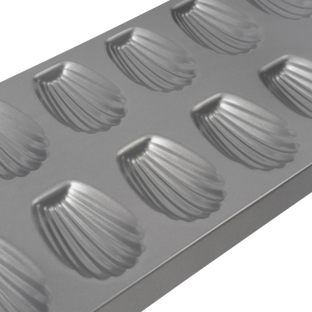 Форма для выпечки печенья "Мадлен" металлическая Patisse Silver