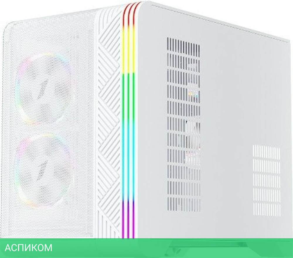 Корпус 1stPlayer VT6 без БП White (VT6-WH-3F7-W)