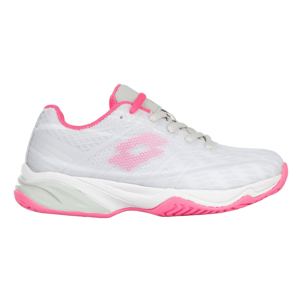 Детские теннисные кроссовки Lotto Mirage 300 All Court Shoe Kids - White, Pink