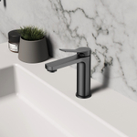 Смеситель для раковины Vincea Arco VBF-4AR01MB, черный матовый