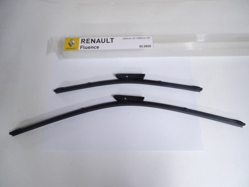 Щетка стеклоочистителя бескаркасная Renault Fluence 24  60 см+ 16  40 см (Good Jounerg)