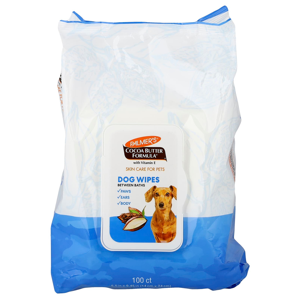Palmer's for Pets, Coconut Butter Formula® с витамином E, салфетки для собак, 100 салфеток
