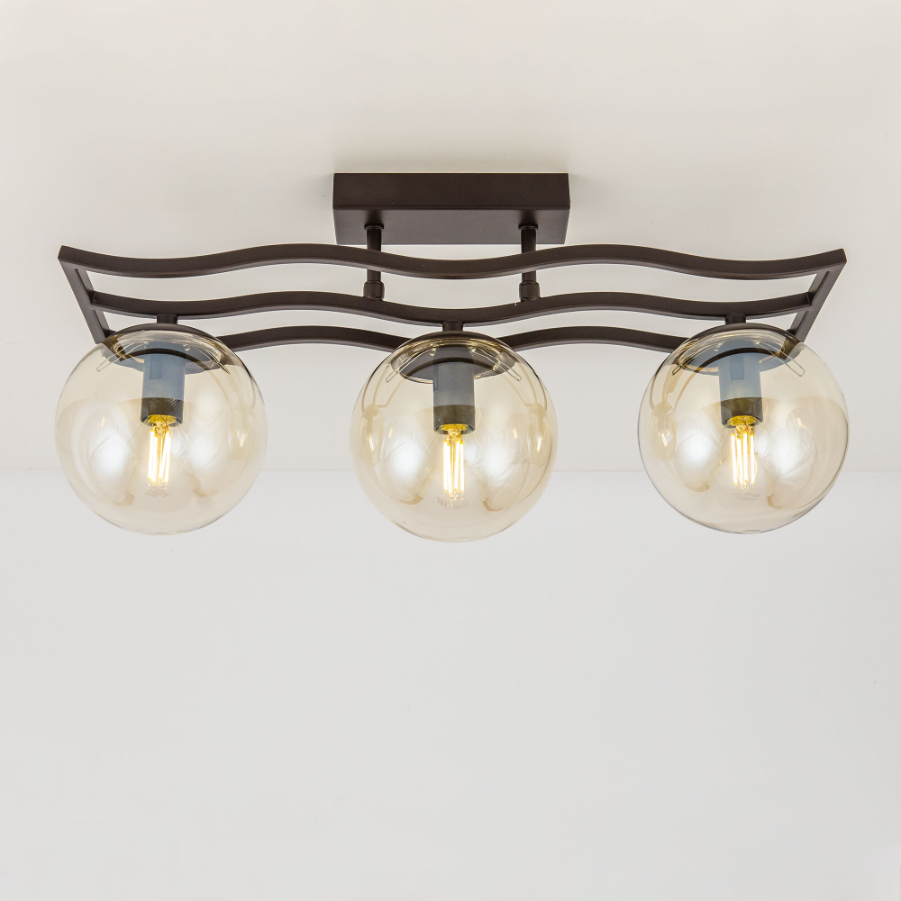 Citilux Бриз CL106235 Люстра потолочная Венге