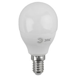 Лампа светодиодная ЭРА STD LED P45-11W-827-E14 11Вт шар теплый белый свет Е14