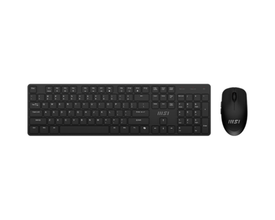 Комплект Клавиатура + Мышь MSI FORGE K200 W COMBO/104 кл./USB 2.0/5 кн. мышь/DPI 1000-1600/Черный