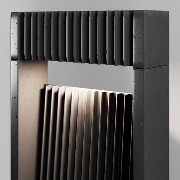 Уличный ландшафтный светодиодный светильник 13W 3000К O444FL-L13GF3K графит Sten Maytoni