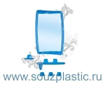 Набор д/ванной комнаты 'Беросси ' 51 белый мрамор