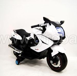 Детский электромотоцикл River Toys SUPERBIKE - MOTO A007MP белый
