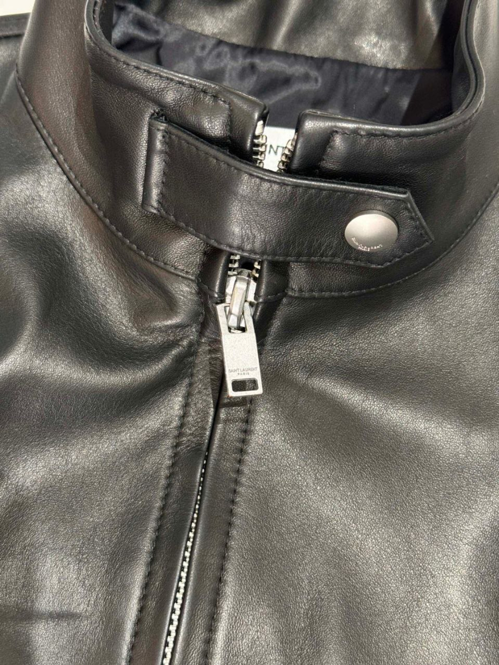 Кожаная куртка Yves Saint Laurent