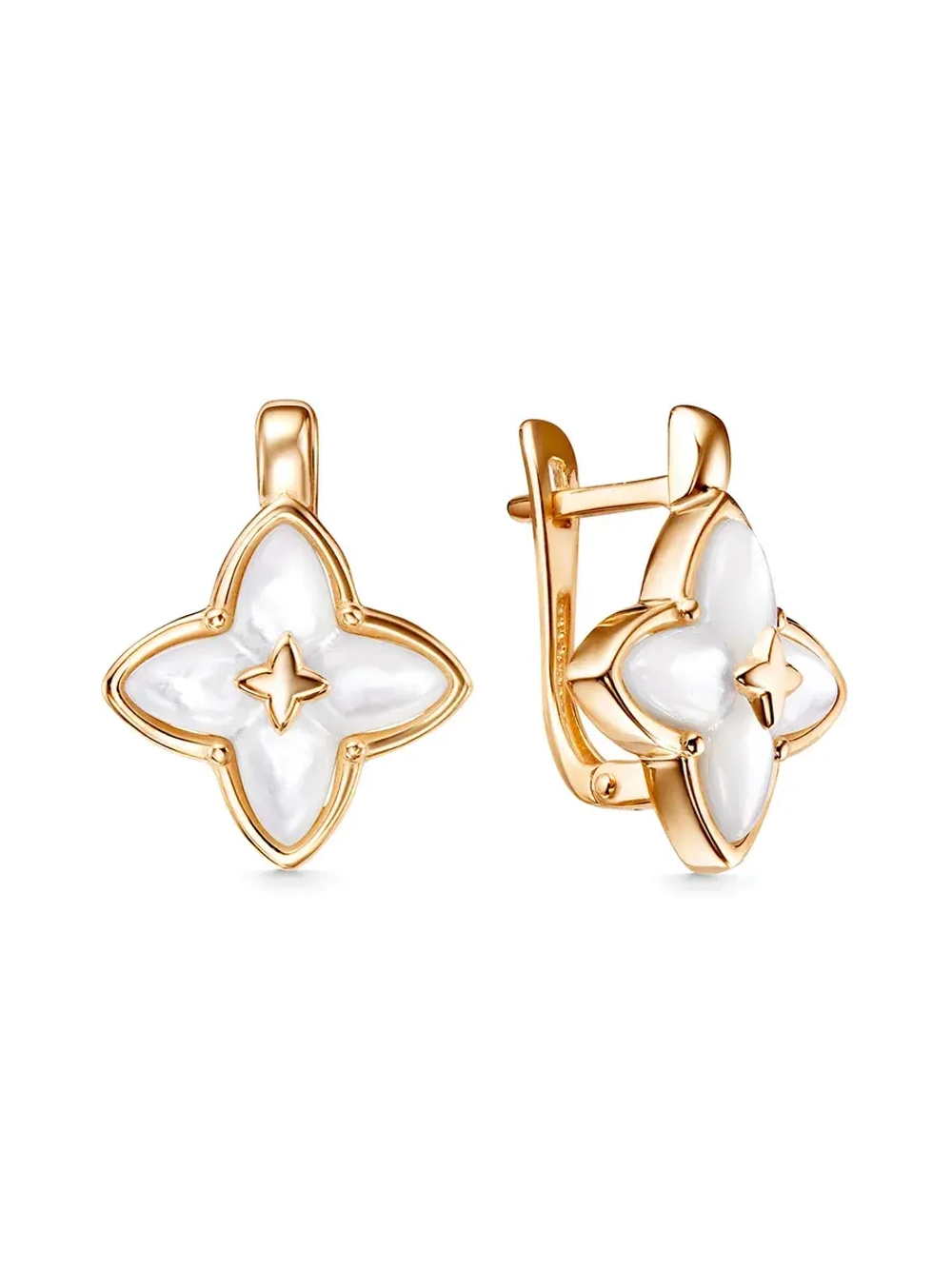 Золотые серьги 585 пробы