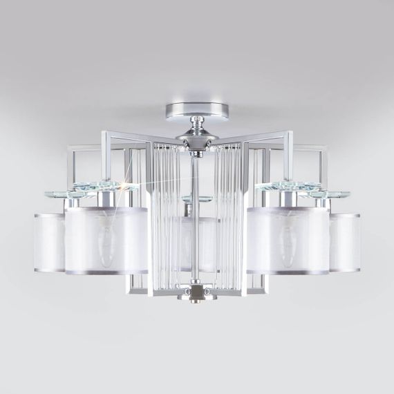 Потолочная люстра Eurosvet Fargo 60123/5 хром Smart