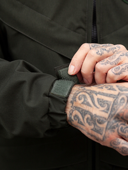 Куртка демисезонная Варгградъ на флисе мужская хаки