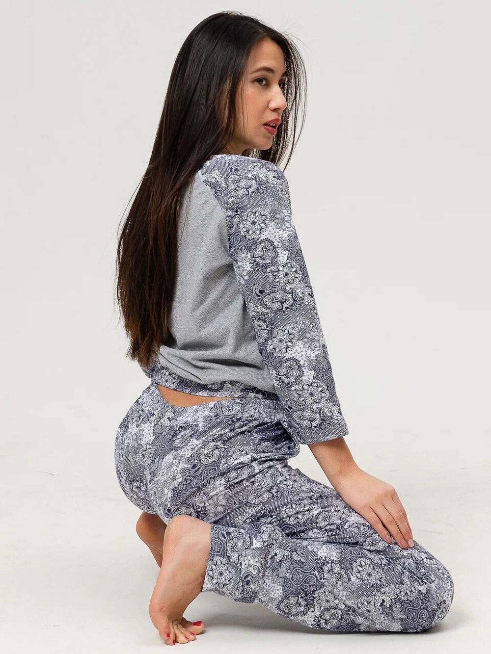 Уют костюм (серый) Lena Basco (Акция)