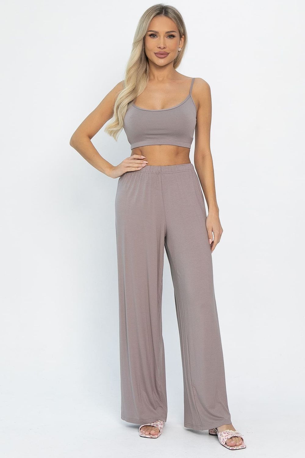 Кроп-топ Шелк вискозы (латте) Б14506-52М LT Collection