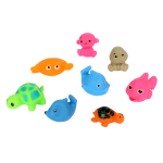 Набор игрушек для купания 8шт, пакет W8608