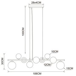 Подвесная люстра Arte Lamp