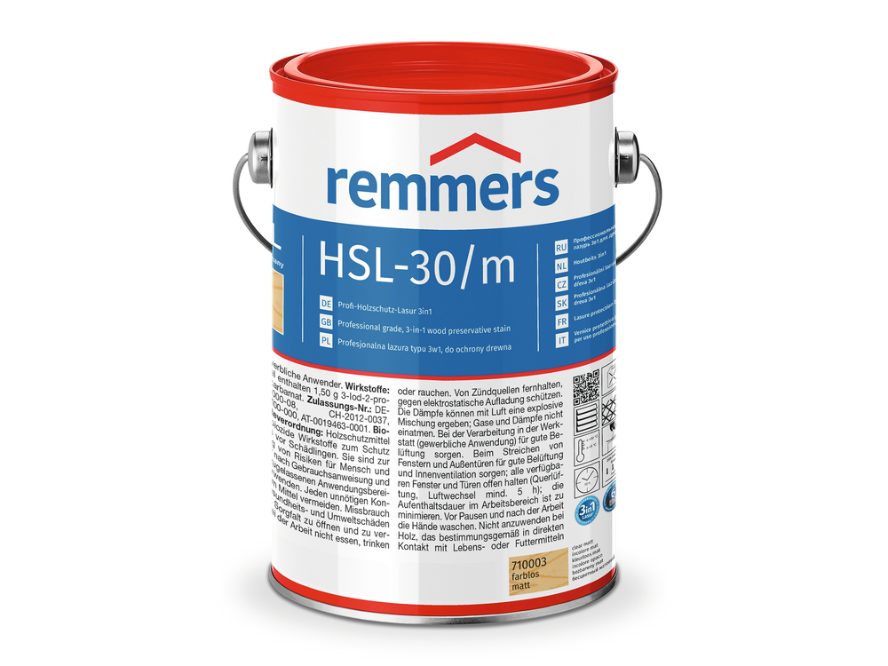 Бесцветная лазурь Remmers HSL-30/m-Profi Farblos