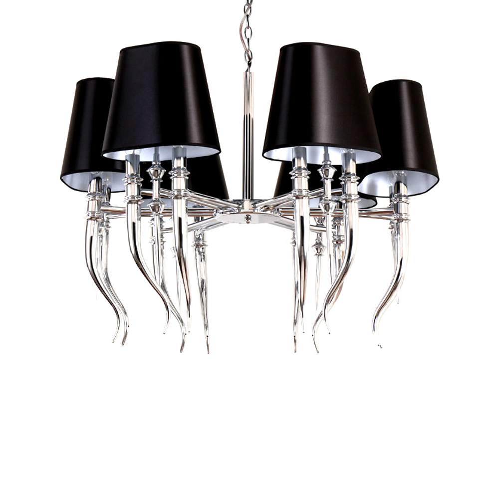 Pendant design lamp  Brunilde С6 by Ipe Cavalli (Black)