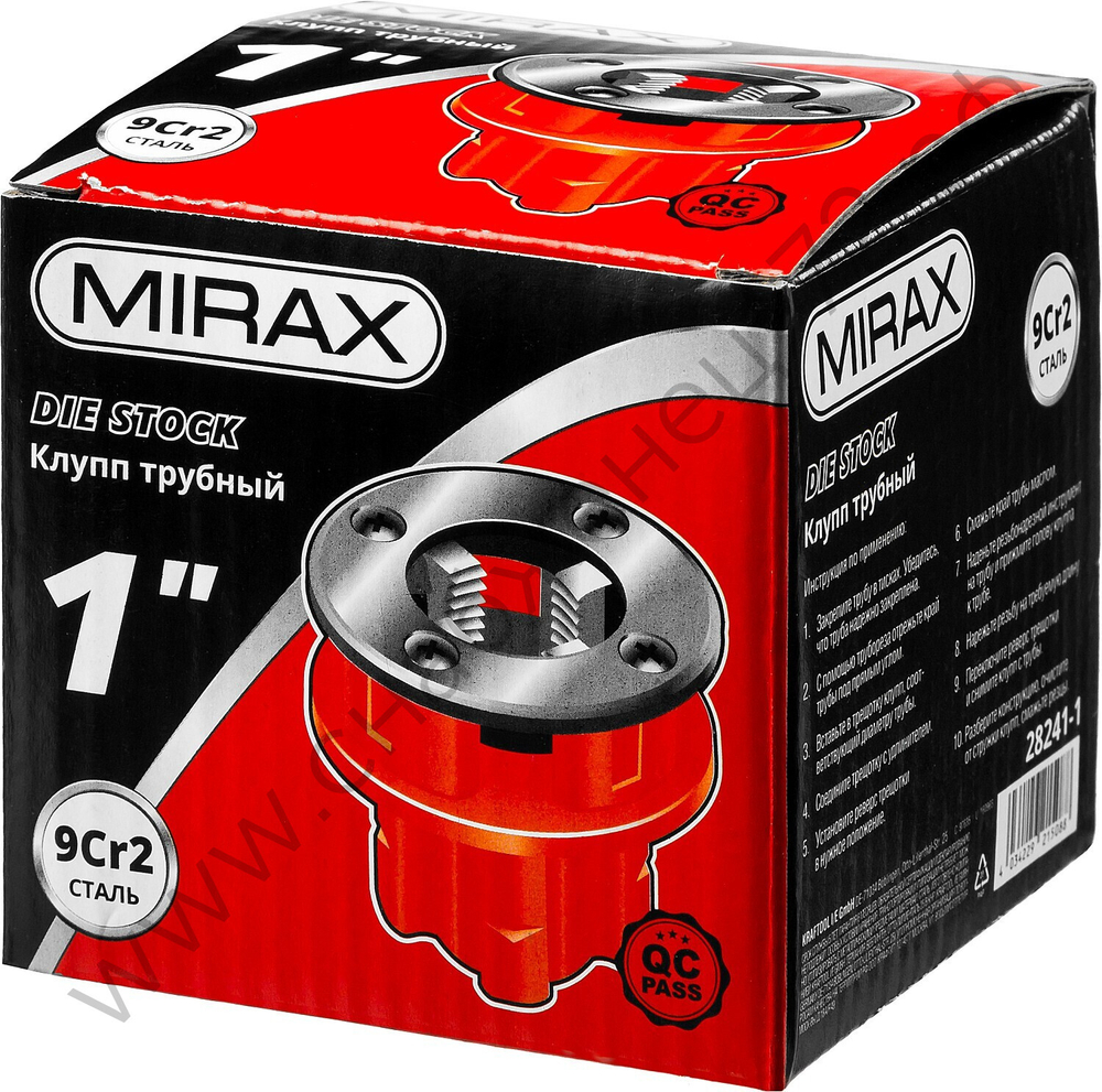 MIRAX 1″, Трубный резьбонарезной клупп (28241-1)