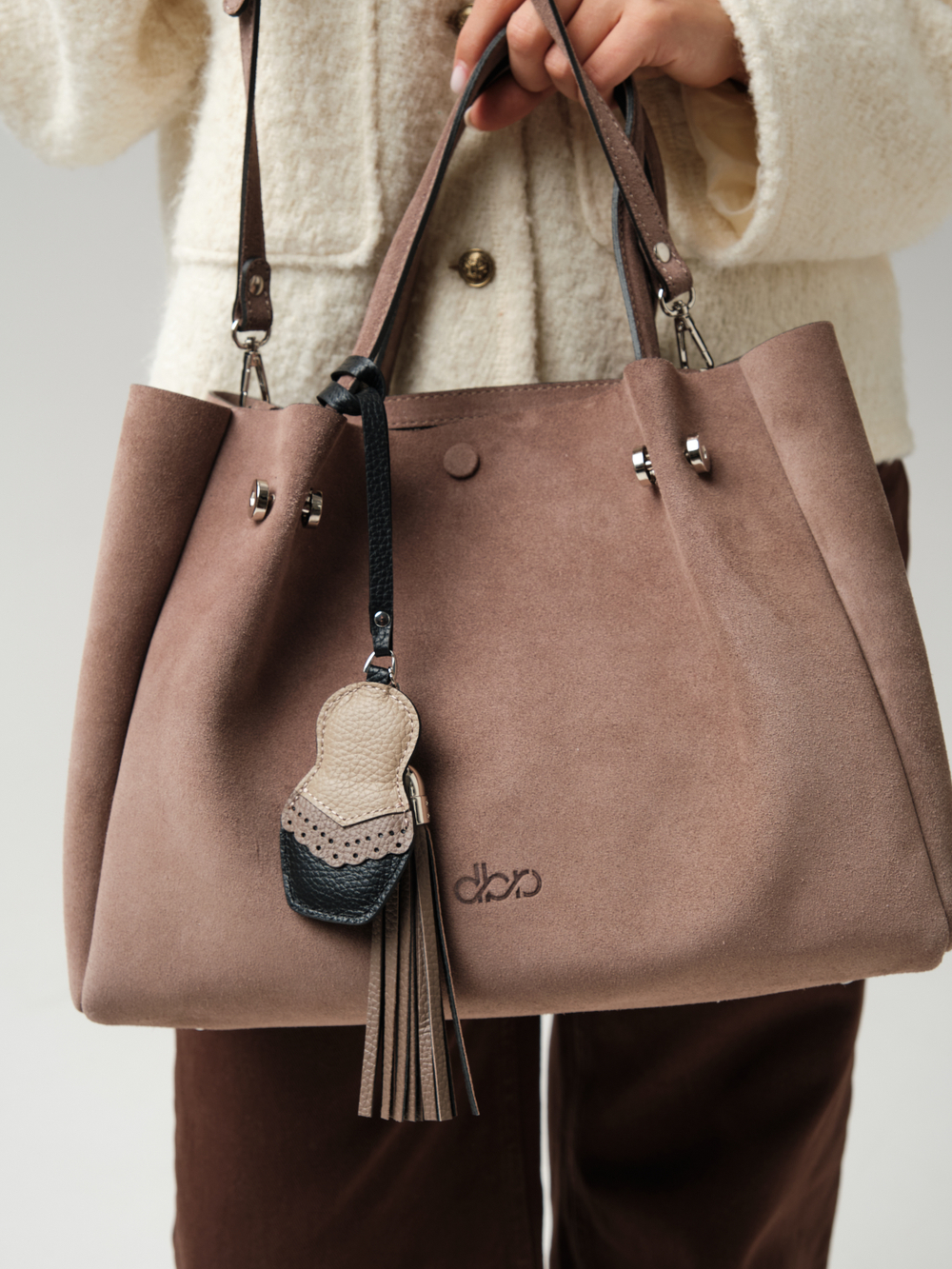 Замшевая сумка Vasilisa DBR 31210 капучино