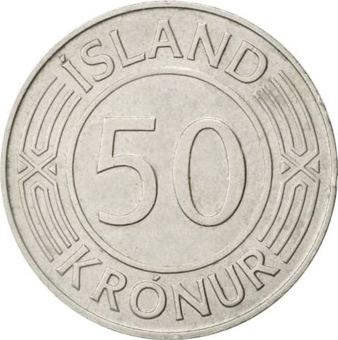 50 крон 1978 Исландия