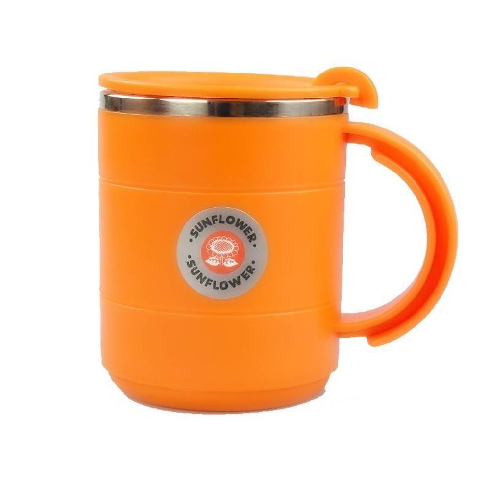 Термокружка Sunflower Orange с крышкой 0.4 л