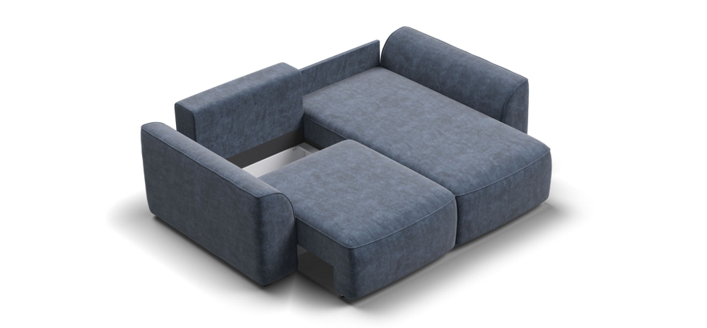 Угловой диван KING MODOOL Велюр Royal топаз