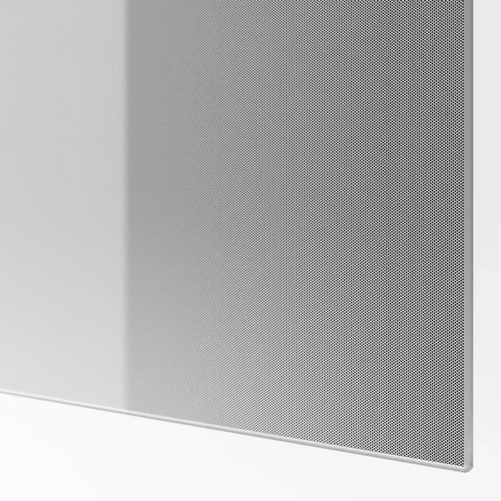 Раздвижные двери - IKEA BJÖRNÖYA/BJORNOYA/БЬЁРНЁЯ ИКЕА, 236х150 см, серый глянцевый