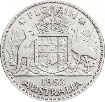 1 флорин 1953 Австралия
