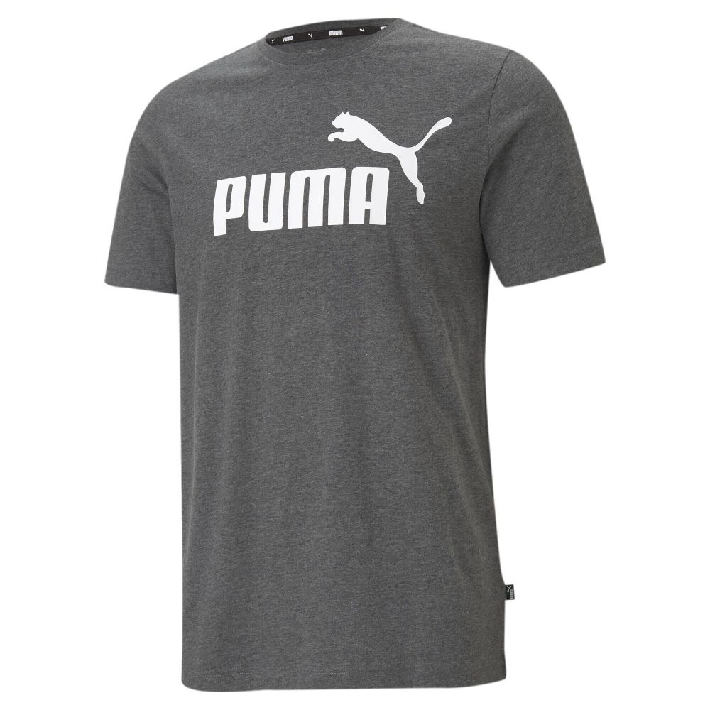 Мужская футболка Puma ESS Heather Tee серый 586736 01 размер L