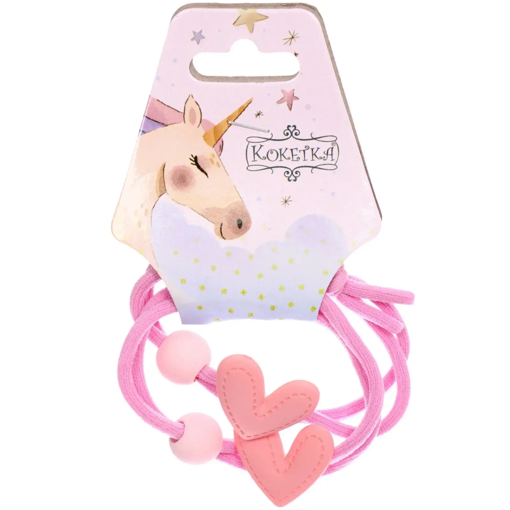 Резинки для волос детские 2шт «МЯТНЫЙ БУМ», микс 5 цветов, d-5.5см (Кокетка)