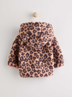 Куртка флисовая для малышей Next K91-434, Бежевый, Коричневый