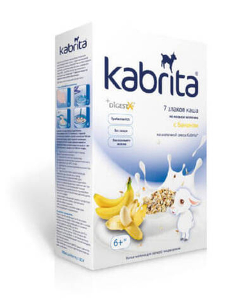 Каша Kabrita 7 злаков с бананом (с 6 месяцев) 180 г