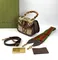 Маленькая сумка Gucci Bamboo 1947 из текстиля Jumbo Gg